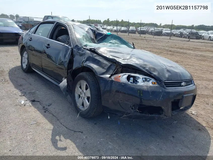 2G1WG5EK2B1157798 2011 Chevrolet Impala Lt