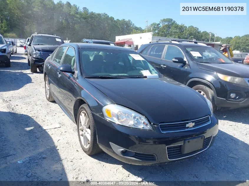 2G1WC5EM6B1190378 2011 Chevrolet Impala Ltz