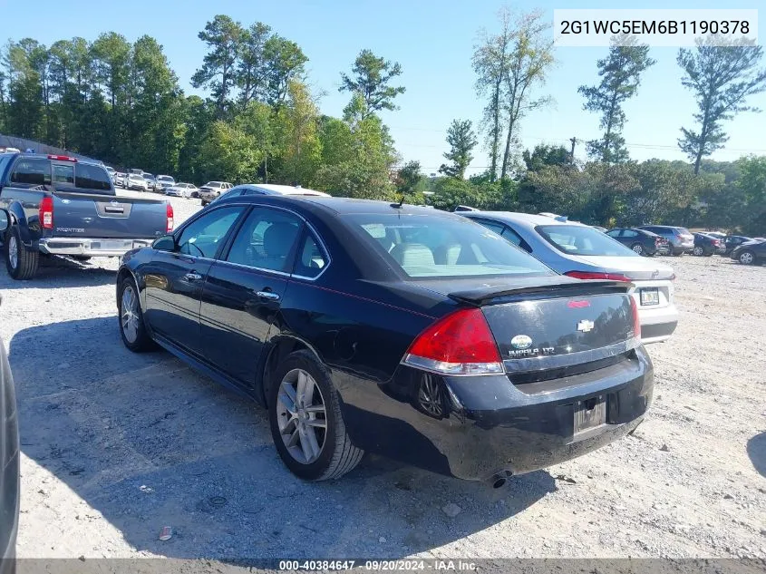 2G1WC5EM6B1190378 2011 Chevrolet Impala Ltz