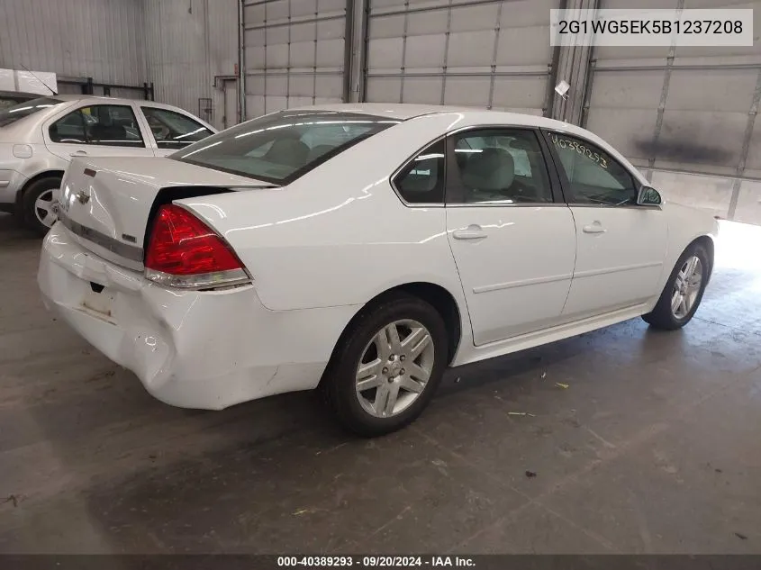 2G1WG5EK5B1237208 2011 Chevrolet Impala Lt