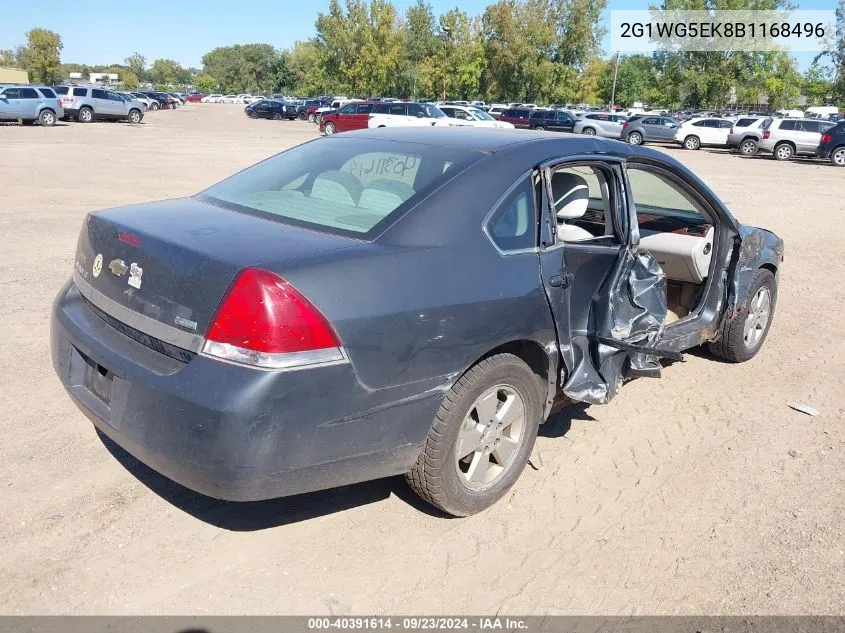 2011 Chevrolet Impala Lt VIN: 2G1WG5EK8B1168496 Lot: 40391614