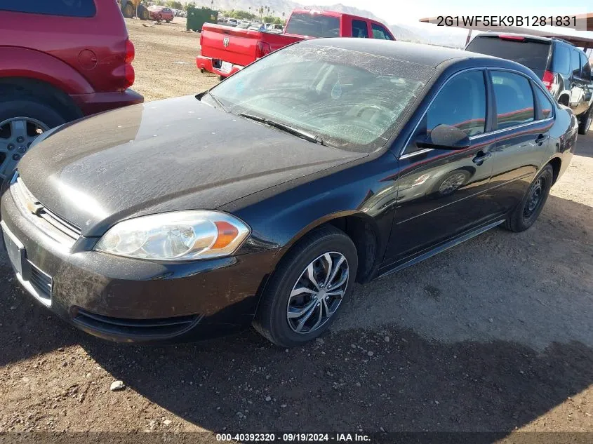 2011 Chevrolet Impala Ls VIN: 2G1WF5EK9B1281831 Lot: 40392320