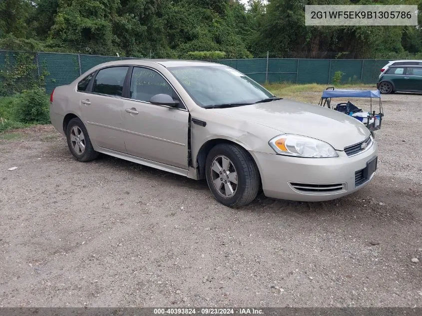 2011 Chevrolet Impala Ls VIN: 2G1WF5EK9B1305786 Lot: 40393824