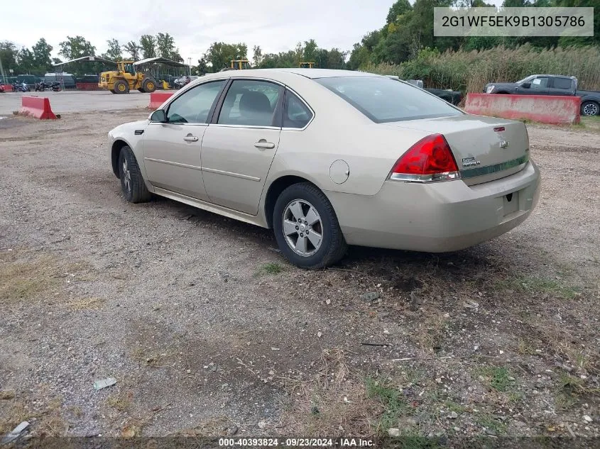 2011 Chevrolet Impala Ls VIN: 2G1WF5EK9B1305786 Lot: 40393824