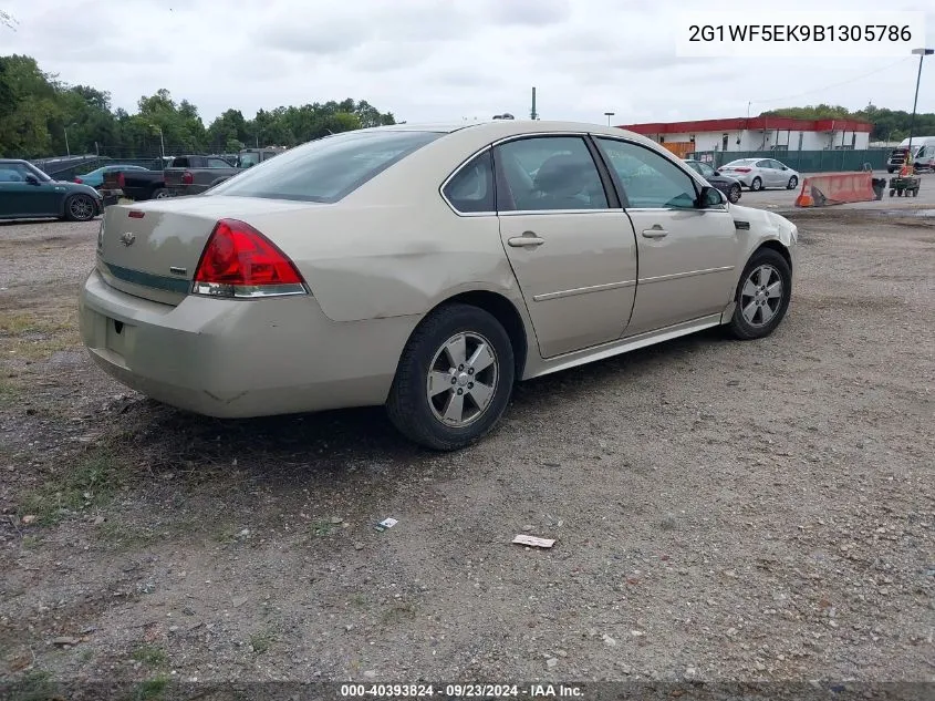 2011 Chevrolet Impala Ls VIN: 2G1WF5EK9B1305786 Lot: 40393824