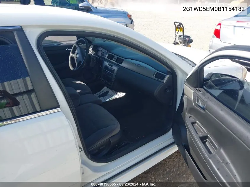 2G1WD5EM0B1154182 2011 Chevrolet Impala Police