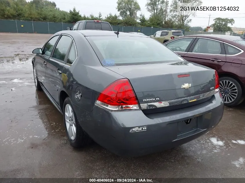 2011 Chevrolet Impala Ls VIN: 2G1WA5EK0B1254032 Lot: 40406024