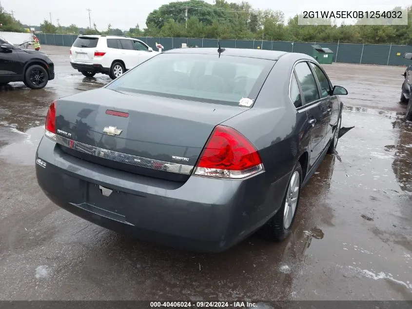 2011 Chevrolet Impala Ls VIN: 2G1WA5EK0B1254032 Lot: 40406024