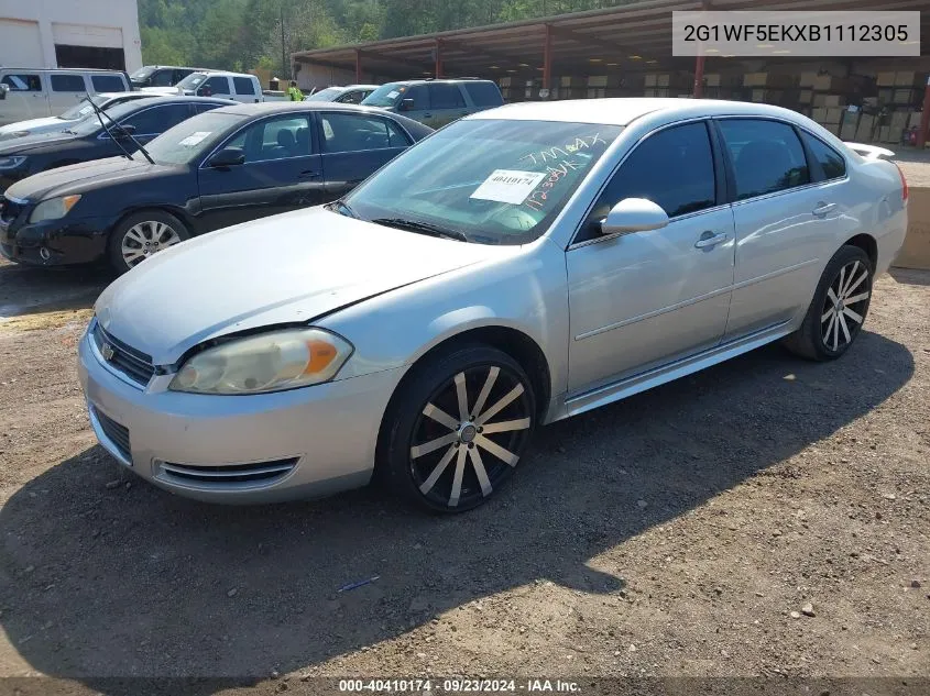 2011 Chevrolet Impala Ls VIN: 2G1WF5EKXB1112305 Lot: 40410174