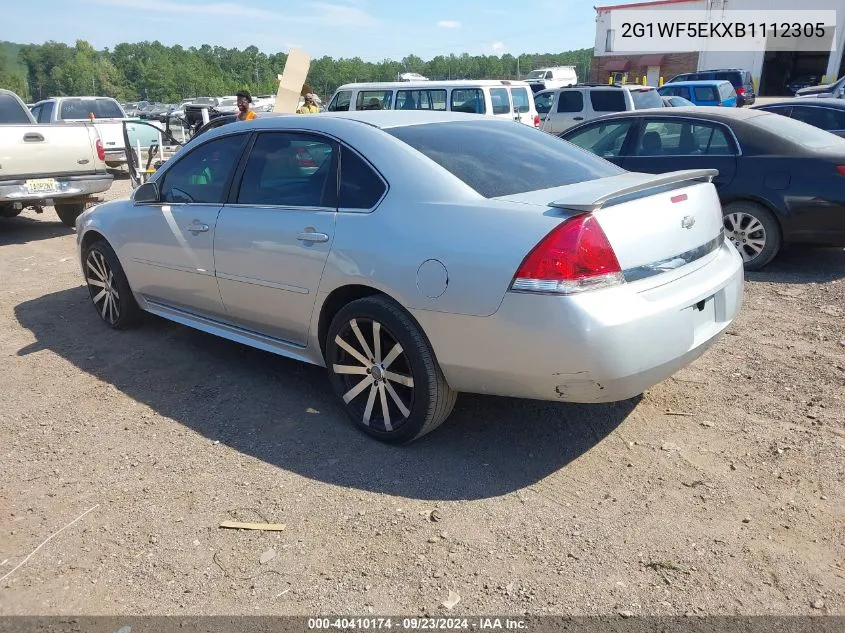 2011 Chevrolet Impala Ls VIN: 2G1WF5EKXB1112305 Lot: 40410174