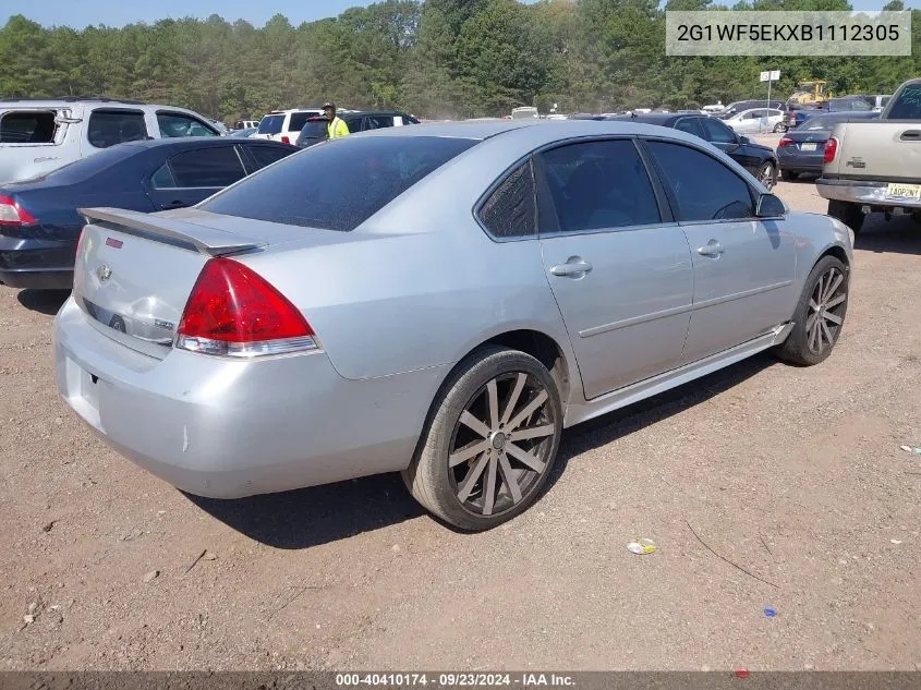 2011 Chevrolet Impala Ls VIN: 2G1WF5EKXB1112305 Lot: 40410174