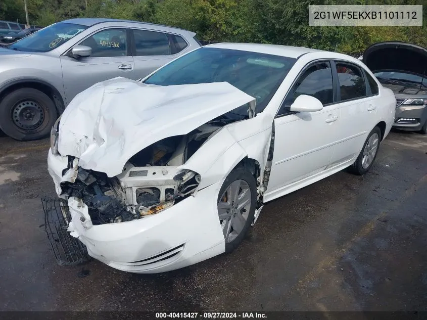 2011 Chevrolet Impala Ls VIN: 2G1WF5EKXB1101112 Lot: 40415427