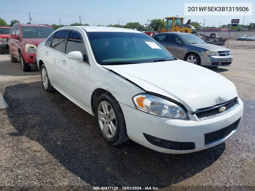 2011 Chevrolet Impala Ls VIN: 2G1WF5EK3B1319506 Lot: 40417120