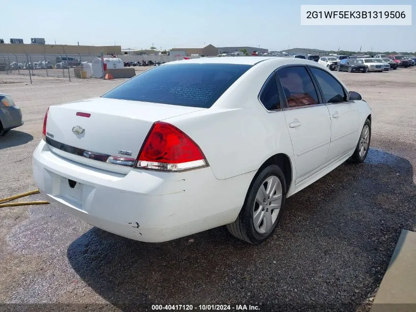 2011 Chevrolet Impala Ls VIN: 2G1WF5EK3B1319506 Lot: 40417120