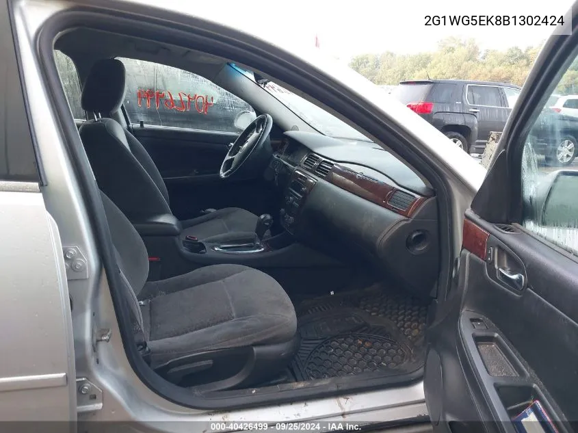 2G1WG5EK8B1302424 2011 Chevrolet Impala Lt