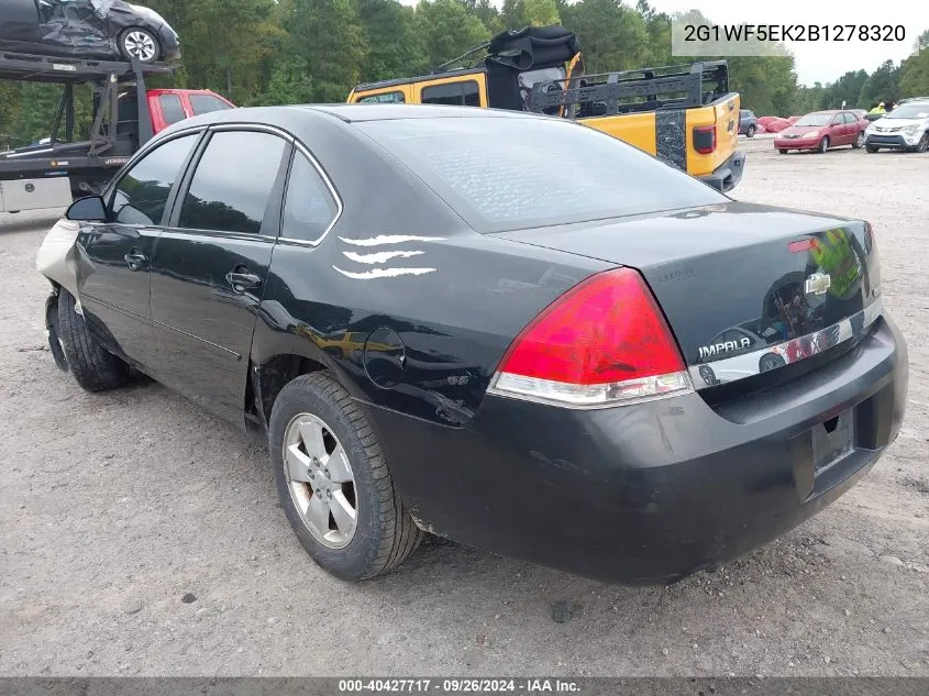 2011 Chevrolet Impala Ls VIN: 2G1WF5EK2B1278320 Lot: 40427717