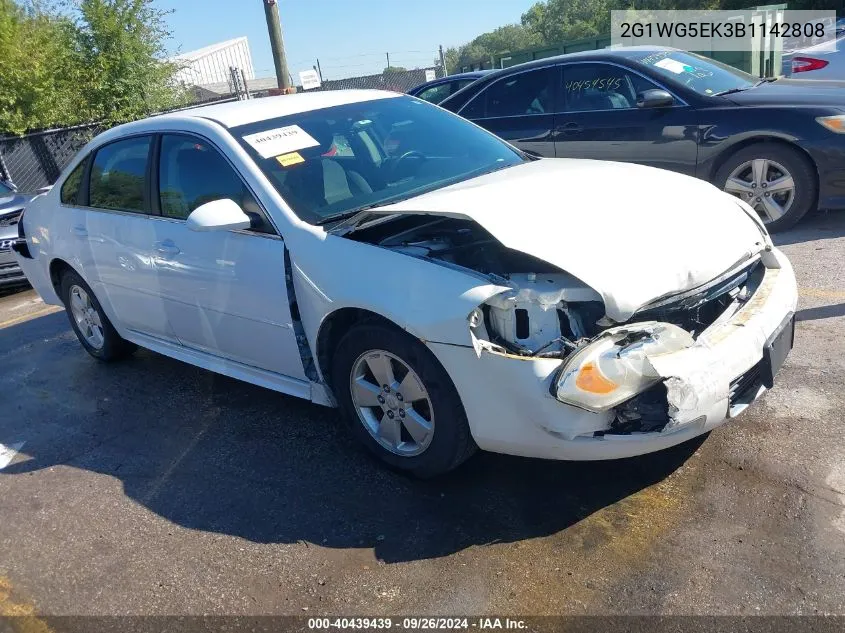 2011 Chevrolet Impala Lt VIN: 2G1WG5EK3B1142808 Lot: 40439439