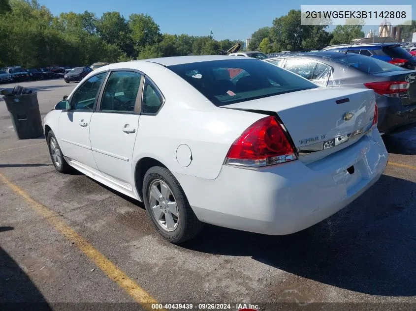 2G1WG5EK3B1142808 2011 Chevrolet Impala Lt