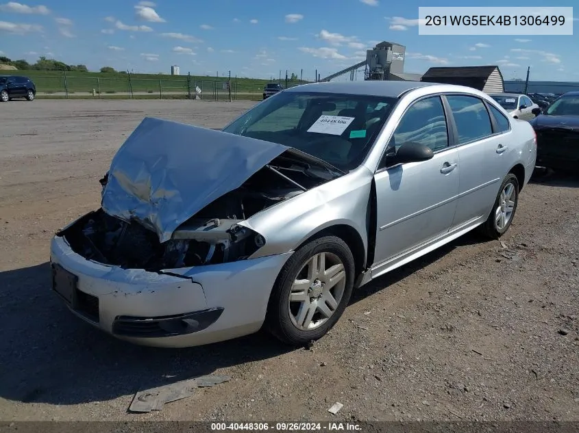 2011 Chevrolet Impala Lt VIN: 2G1WG5EK4B1306499 Lot: 40448306