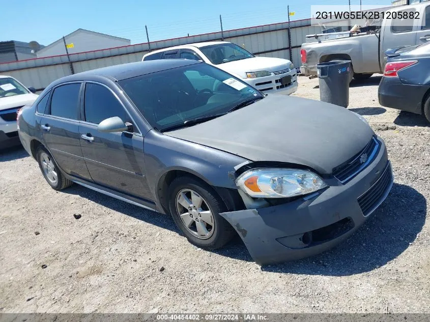 2011 Chevrolet Impala Lt VIN: 2G1WG5EK2B1205882 Lot: 40454402