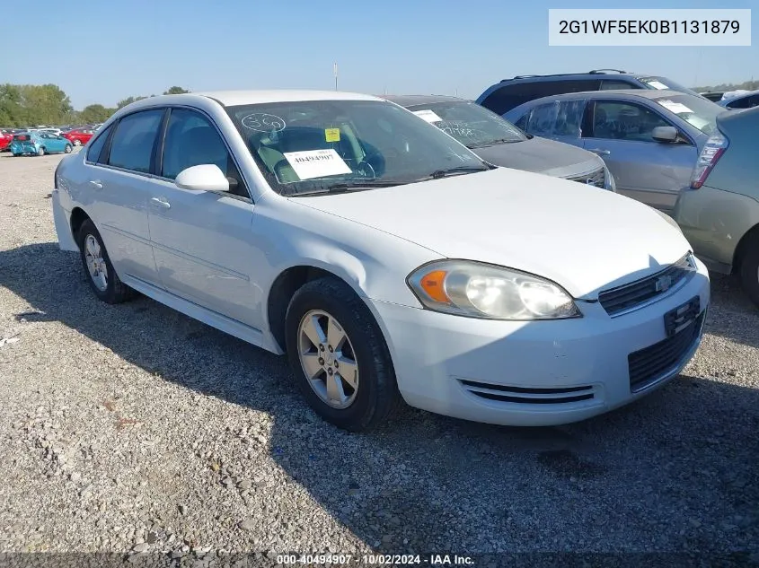 2011 Chevrolet Impala Ls VIN: 2G1WF5EK0B1131879 Lot: 40494907