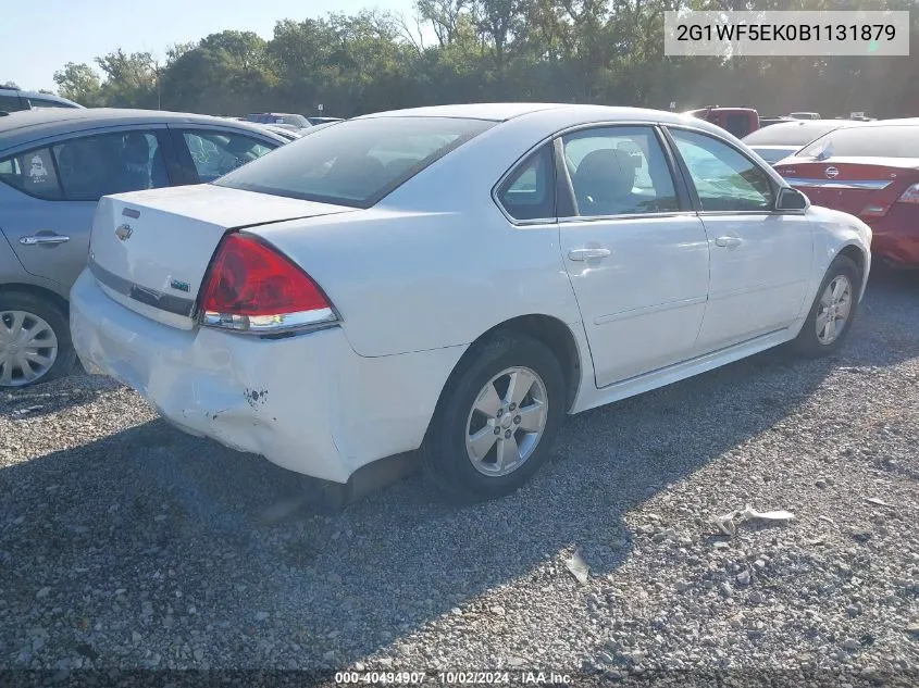 2011 Chevrolet Impala Ls VIN: 2G1WF5EK0B1131879 Lot: 40494907