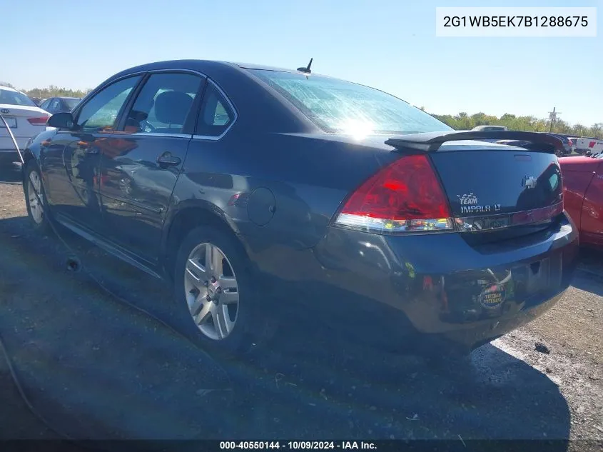 2011 Chevrolet Impala Lt VIN: 2G1WB5EK7B1288675 Lot: 40550144