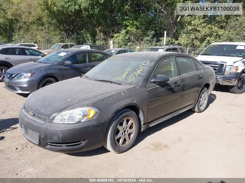 2011 Chevrolet Impala Ls VIN: 2G1WA5EKXB1100038 Lot: 40566193