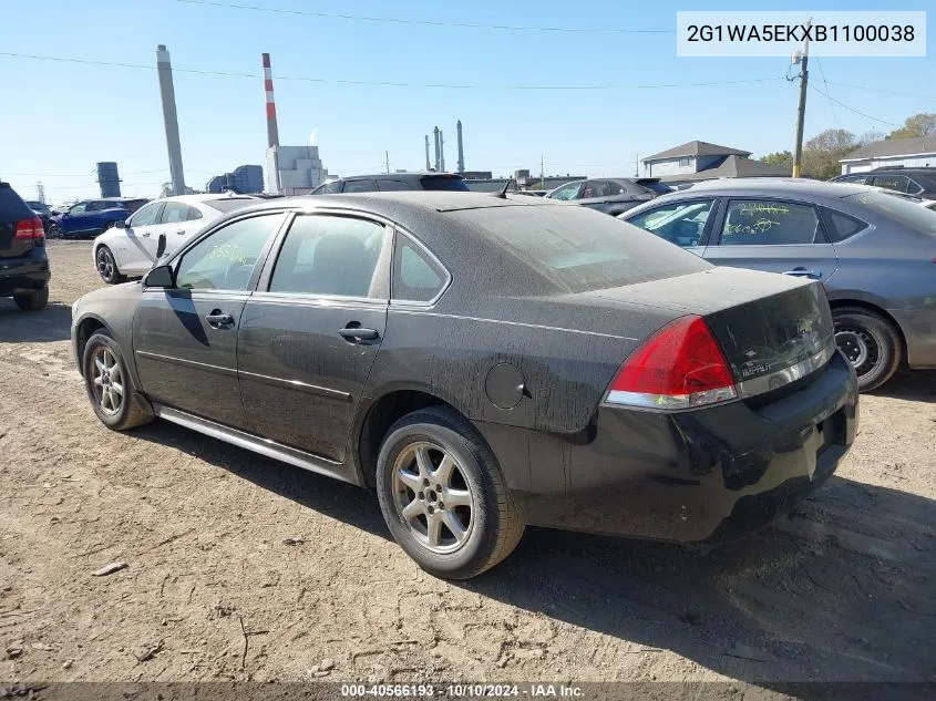 2011 Chevrolet Impala Ls VIN: 2G1WA5EKXB1100038 Lot: 40566193