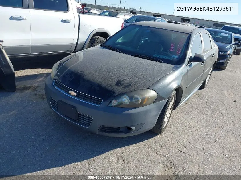 2011 Chevrolet Impala Lt VIN: 2G1WG5EK4B1293611 Lot: 40637247