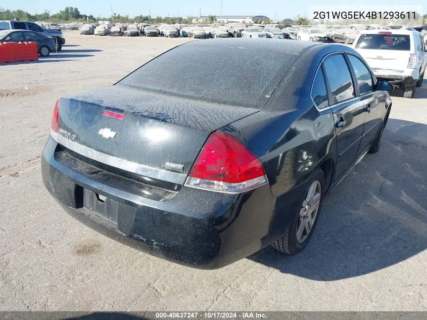 2011 Chevrolet Impala Lt VIN: 2G1WG5EK4B1293611 Lot: 40637247