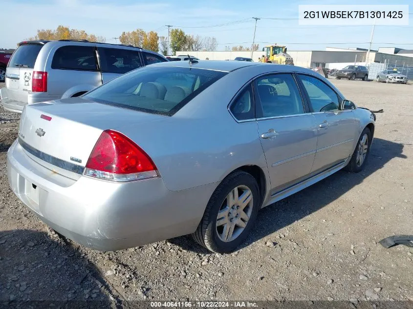 2011 Chevrolet Impala Lt VIN: 2G1WB5EK7B1301425 Lot: 40641156