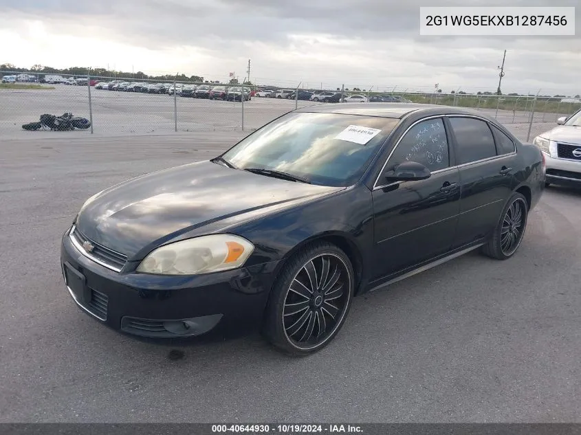 2G1WG5EKXB1287456 2011 Chevrolet Impala Lt