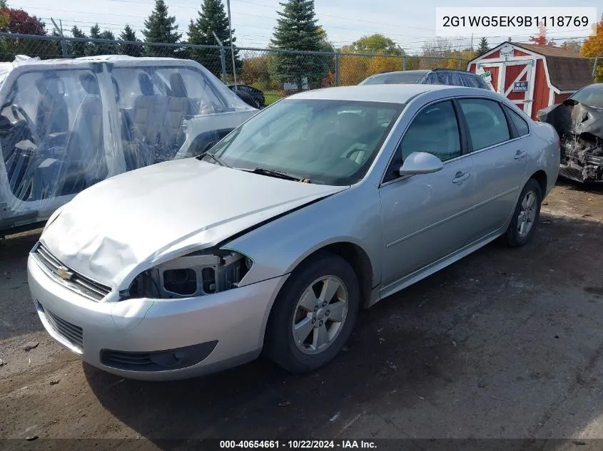 2011 Chevrolet Impala Lt VIN: 2G1WG5EK9B1118769 Lot: 40654661