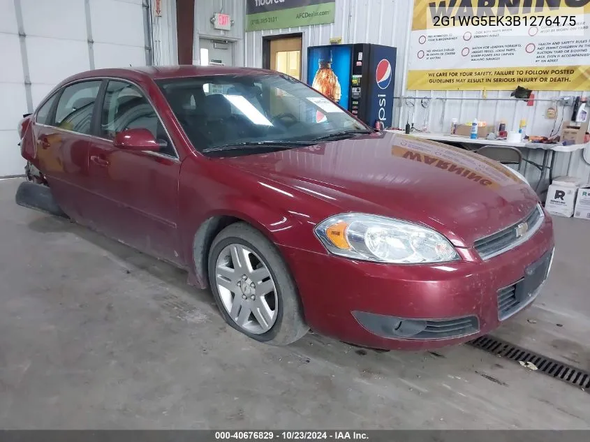 2011 Chevrolet Impala Lt VIN: 2G1WG5EK3B1276475 Lot: 40676829