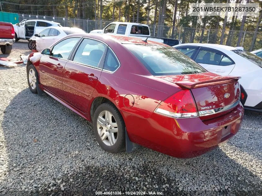 2G1WB5EK7B1287350 2011 Chevrolet Impala Lt