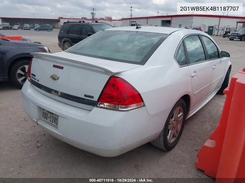 2011 Chevrolet Impala Lt VIN: 2G1WB5EK4B1187707 Lot: 40711016