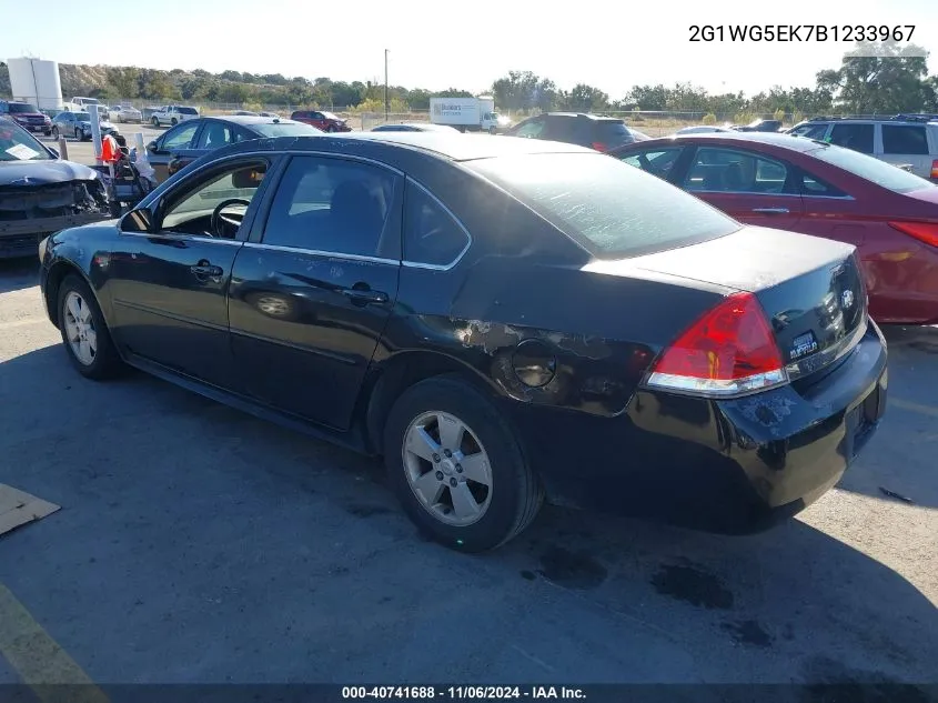 2011 Chevrolet Impala Lt VIN: 2G1WG5EK7B1233967 Lot: 40741688