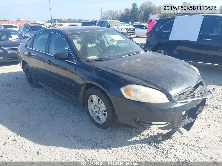 2011 Chevrolet Impala Ls VIN: 2G1WF5EK5B1173576 Lot: 40746038