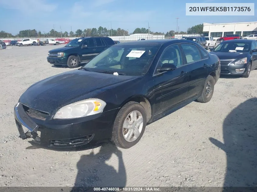 2G1WF5EK5B1173576 2011 Chevrolet Impala Ls