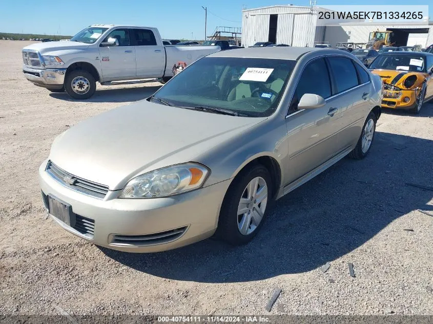 2011 Chevrolet Impala Ls VIN: 2G1WA5EK7B1334265 Lot: 40754111