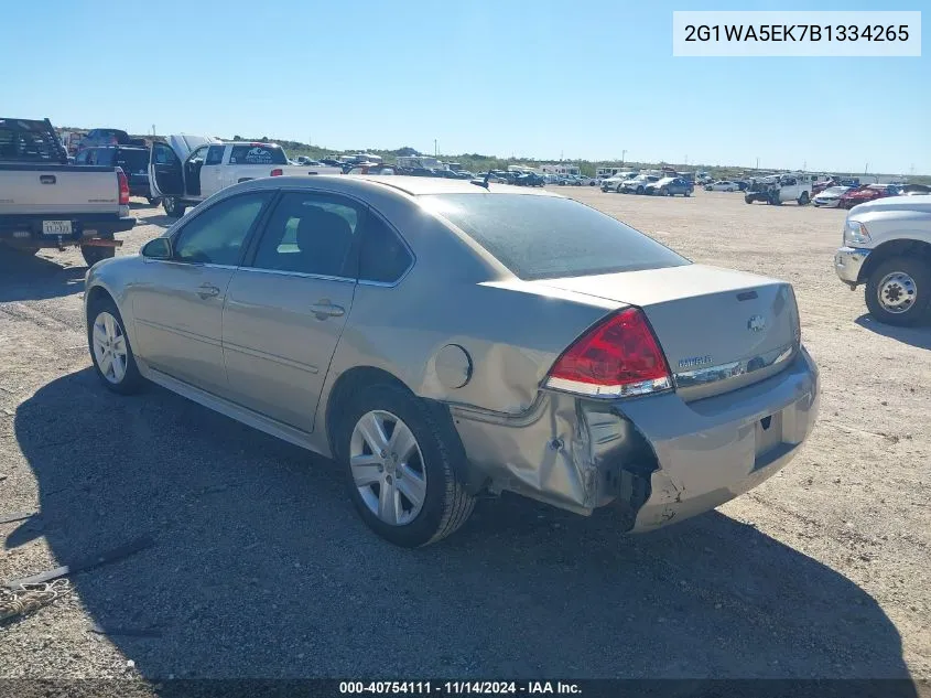 2011 Chevrolet Impala Ls VIN: 2G1WA5EK7B1334265 Lot: 40754111