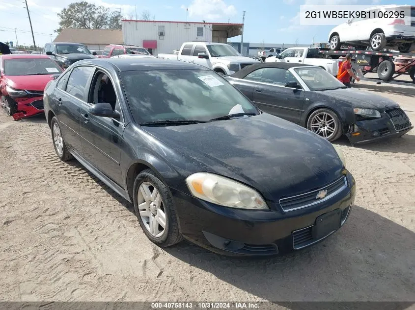 2011 Chevrolet Impala Lt VIN: 2G1WB5EK9B1106295 Lot: 40758143