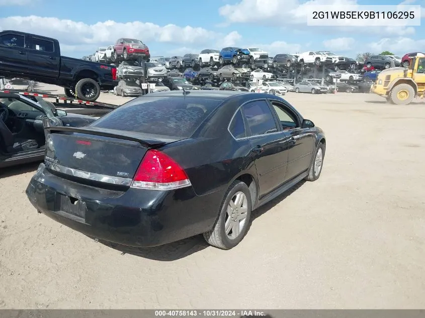 2011 Chevrolet Impala Lt VIN: 2G1WB5EK9B1106295 Lot: 40758143