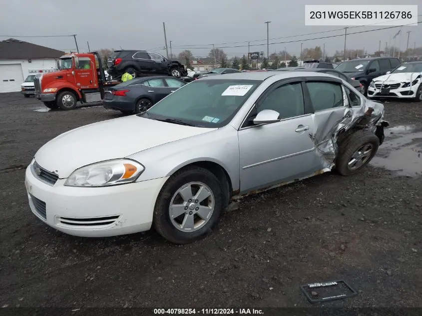 2011 Chevrolet Impala Lt VIN: 2G1WG5EK5B1126786 Lot: 40798254