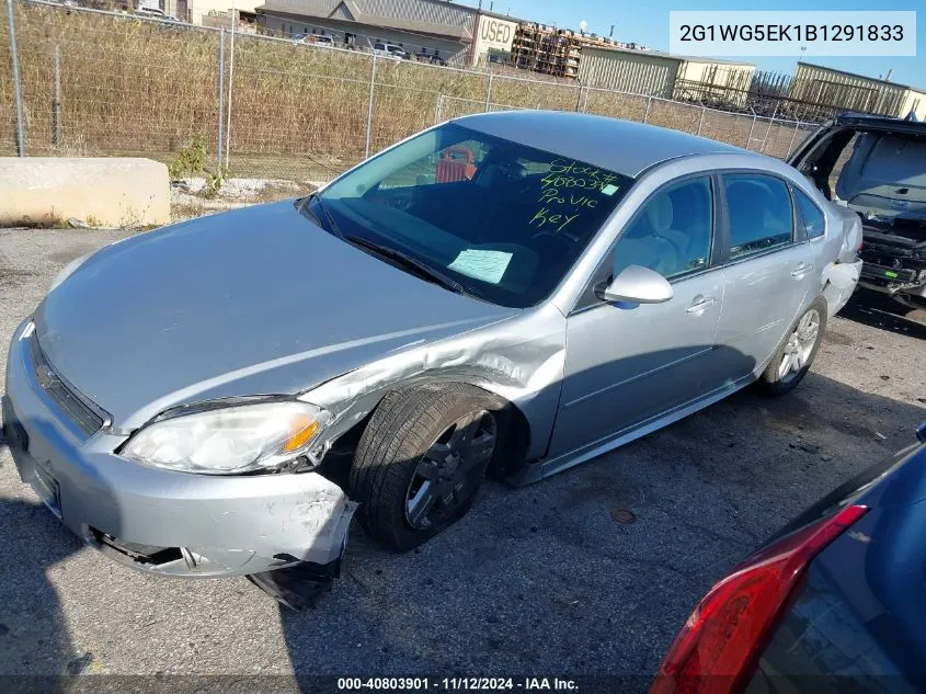 2011 Chevrolet Impala Lt VIN: 2G1WG5EK1B1291833 Lot: 40803901