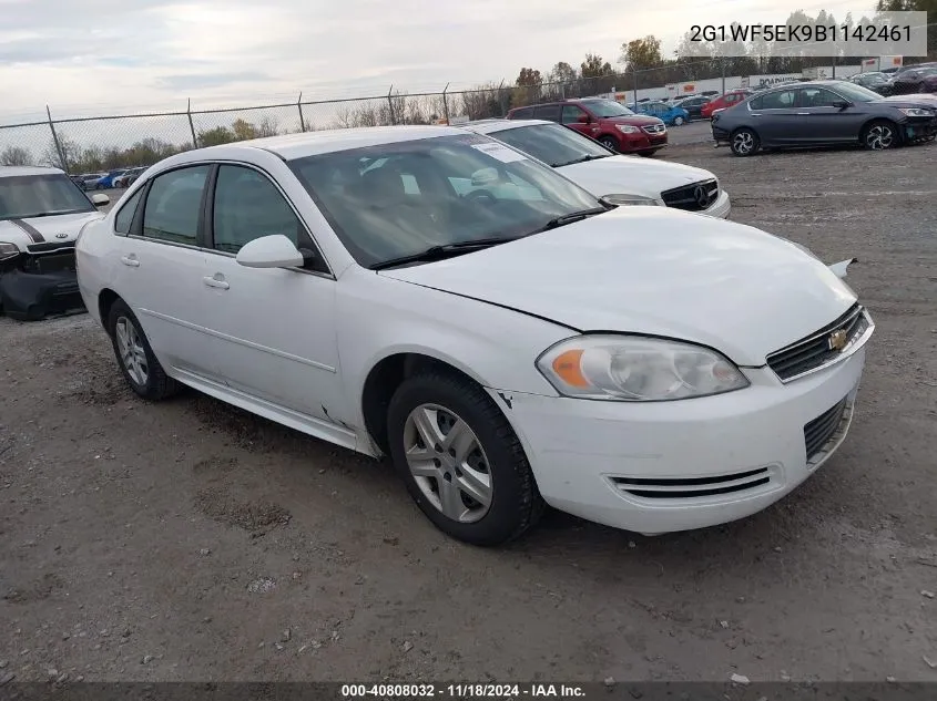 2011 Chevrolet Impala Ls VIN: 2G1WF5EK9B1142461 Lot: 40808032