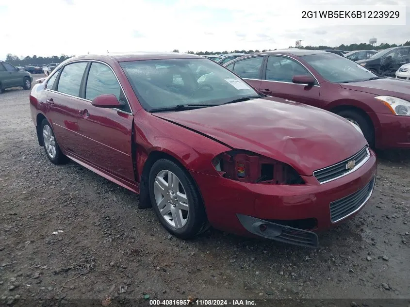 2011 Chevrolet Impala Lt VIN: 2G1WB5EK6B1223929 Lot: 40816957