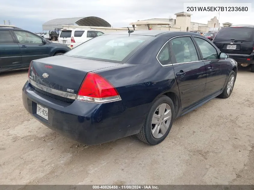 2011 Chevrolet Impala Ls VIN: 2G1WA5EK7B1233680 Lot: 40826458