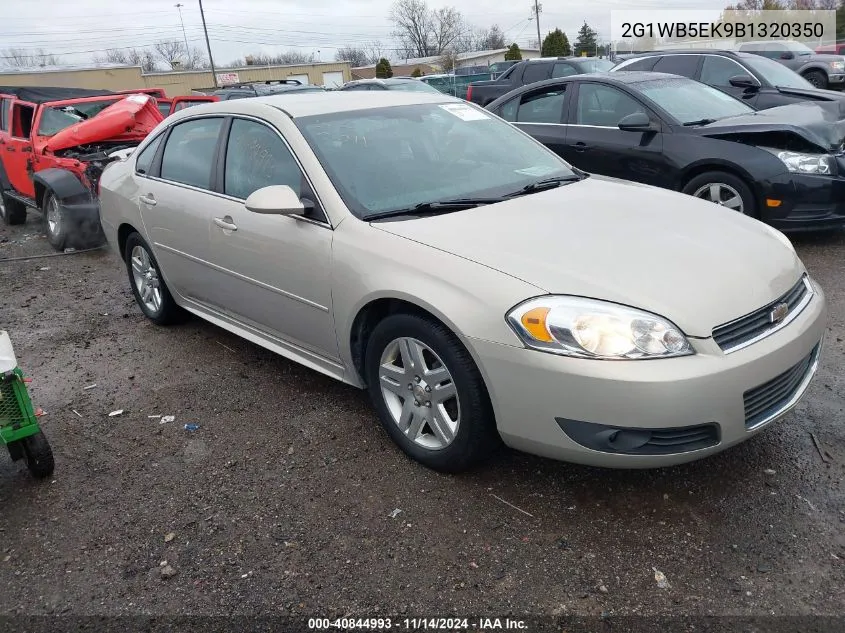 2011 Chevrolet Impala Lt VIN: 2G1WB5EK9B1320350 Lot: 40844993